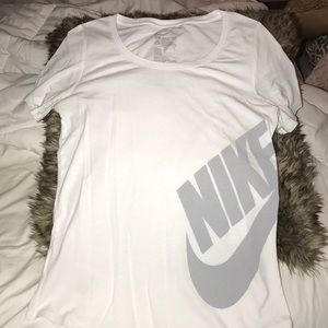 White Nike Athletic Top